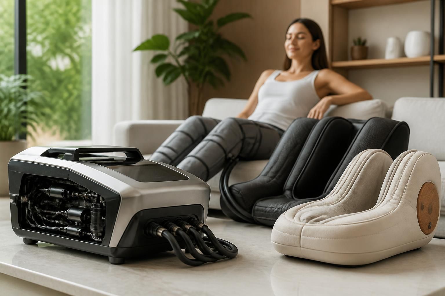 Appareils de massage et compression pour les jambes : comment choisir entre bien-être et dispositif médical