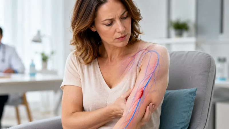 Thrombose veineuse profonde du bras : la reconnaître tôt et la prévenir