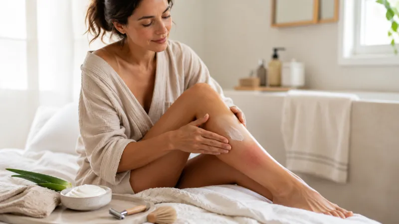 Comment éviter le “feu du rasoir” sur les jambes : la méthode d’une esthéticienne pour une peau douce et apaisée