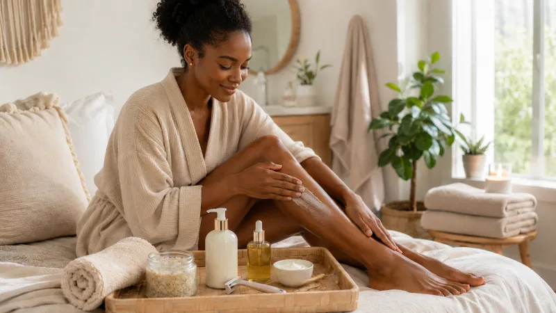 Jambes lisses et douces : une routine beauté simple… que tu peux vraiment tenir