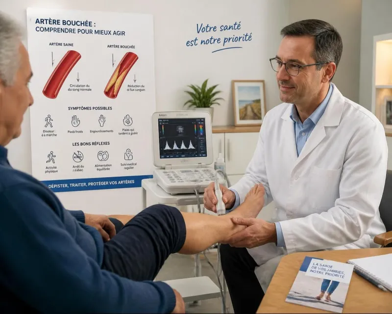 découvrez comment reconnaître les symptômes d'une artère bouchée dans la jambe et comprendre les différences essentielles avec une phlébite pour une meilleure prise en charge.