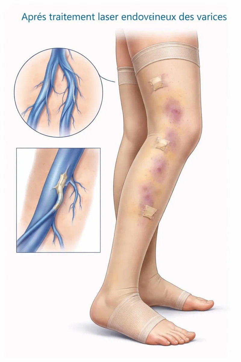 découvrez combien de jours de douleur sont à prévoir après un traitement laser des varices et comment gérer l'inconfort pour une récupération optimale.