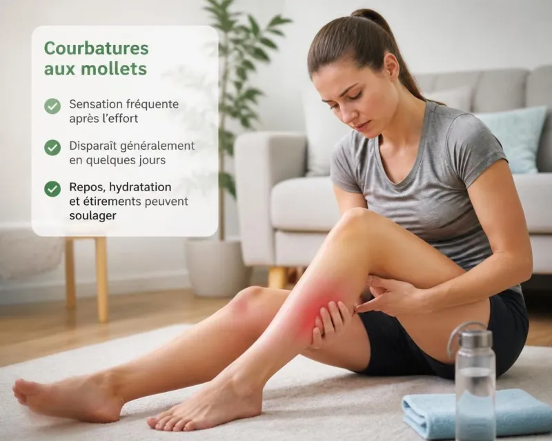 découvrez les causes des courbatures aux mollets sans effort et apprenez à reconnaître les signes qui nécessitent une consultation médicale pour préserver votre santé.
