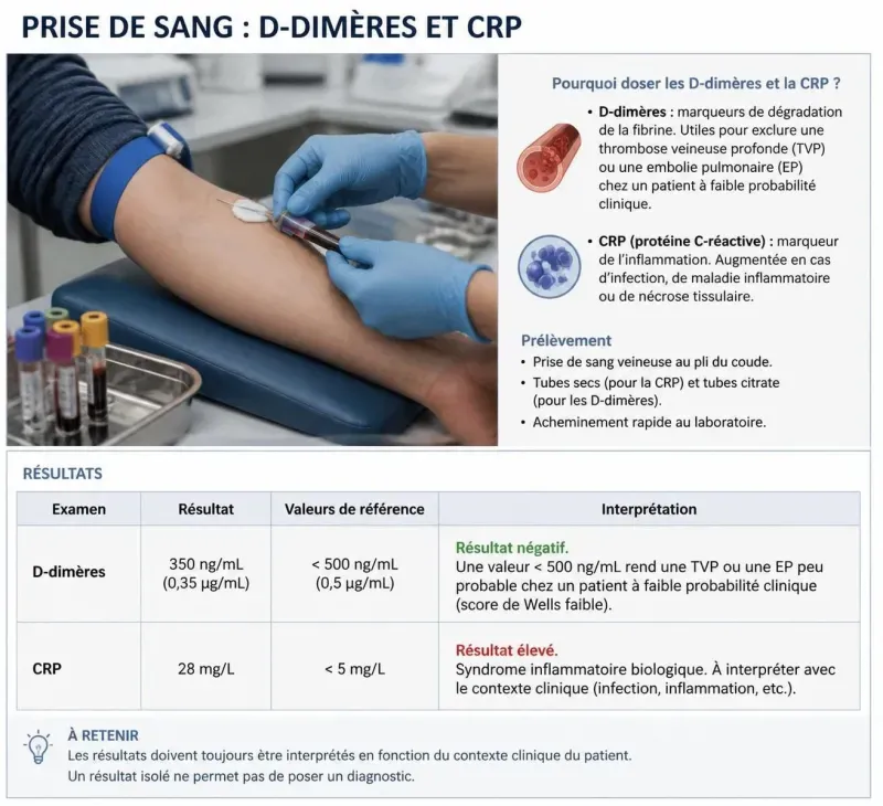 découvrez le lien entre les d-dimères élevés et l'inflammation à travers l'analyse de la crp, et comprenez leur rôle dans le diagnostic médical.