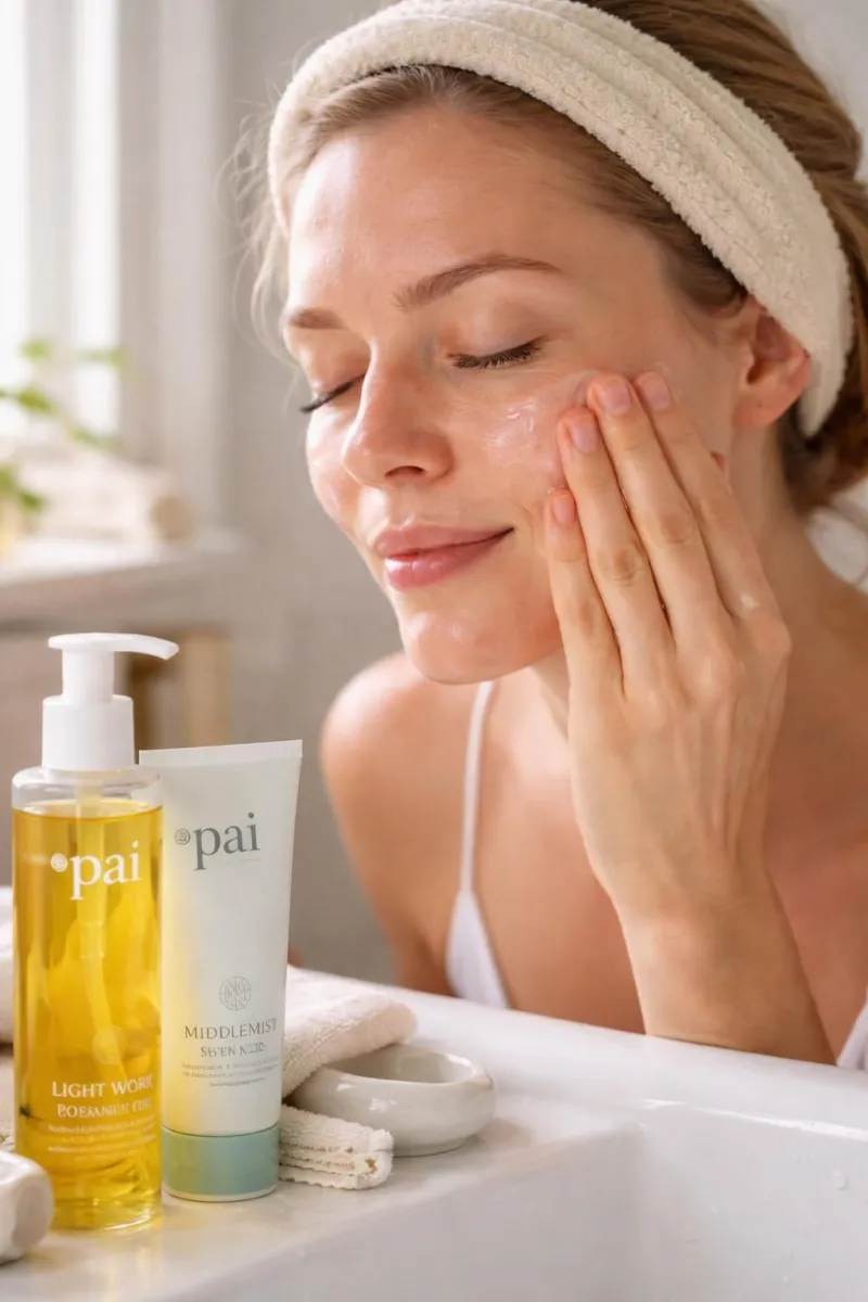 découvrez une routine de double nettoyage visage spécialement conçue pour les peaux sensibles avec pai skincare, alliant douceur et efficacité pour une peau propre et apaisée.