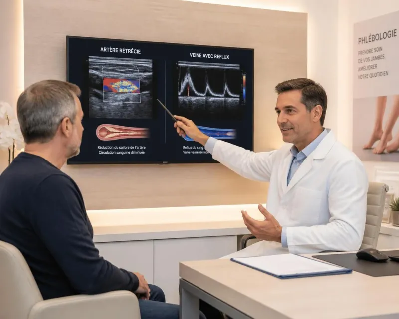 découvrez comment différencier les symptômes entre écho-doppler artériel et veineux et apprenez à choisir l'examen médical le plus adapté à votre situation.