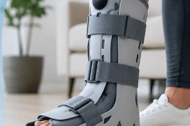 Entorse de la cheville : la botte de marche comme solution !