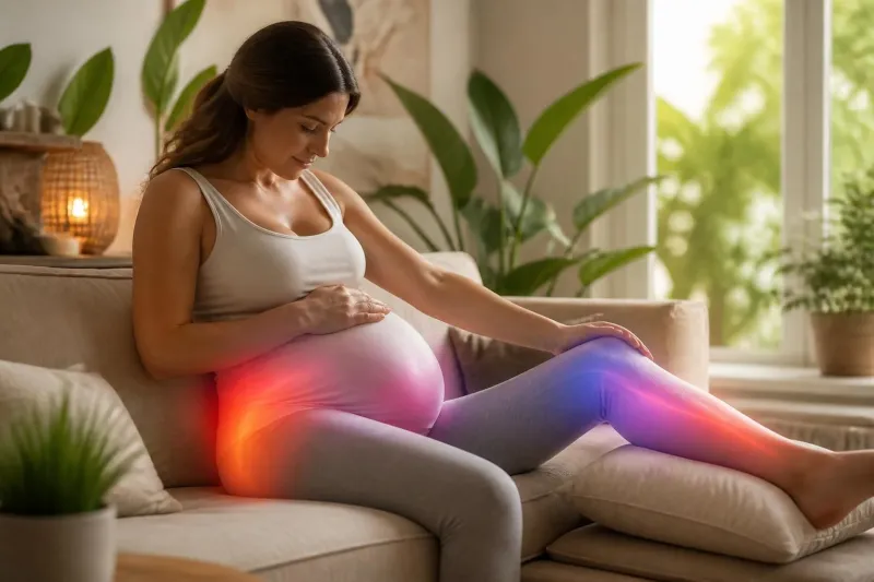 Jambes lourdes pendant la grossesse : circulation, posture et tensions du bassin, comment mieux comprendre les inconforts ?