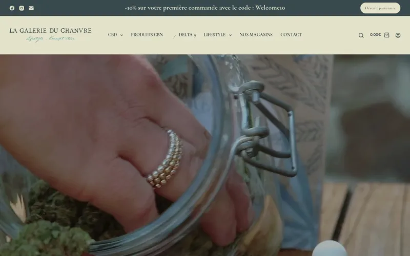 Aperçu du site La Galerie du Chanvre