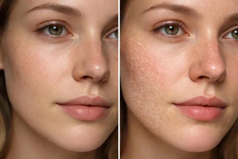 Peau déshydratée vs peau sèche : comment les différencier et adapter sa routine beauté