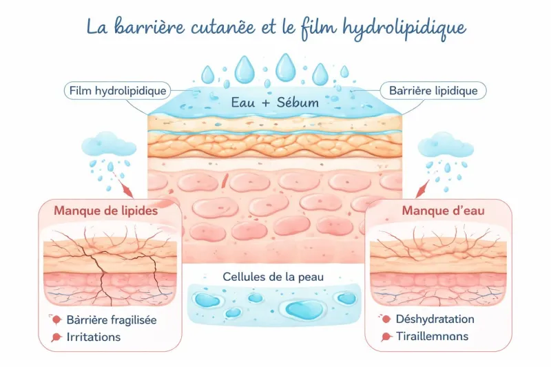 découvrez comment distinguer une peau déshydratée d'une peau sèche et adaptez votre routine beauté pour une peau éclatante et bien nourrie.