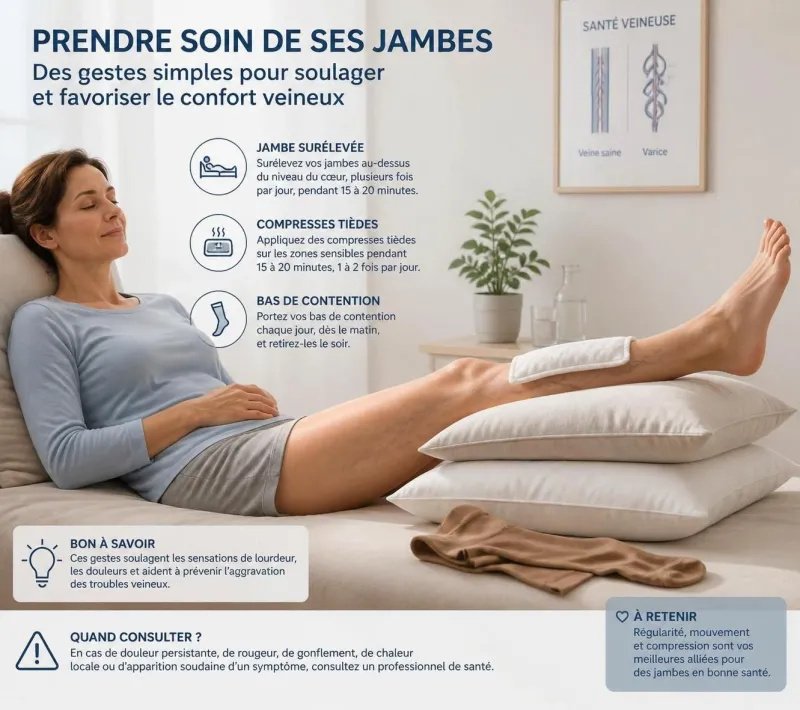 découvrez les conseils pour favoriser la guérison de la phlébite : faut-il privilégier la marche ou le repos ? explications et recommandations médicales.