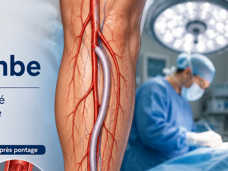 Pontage de la jambe : pourquoi est-il réalisé et comment se passe l’intervention ?