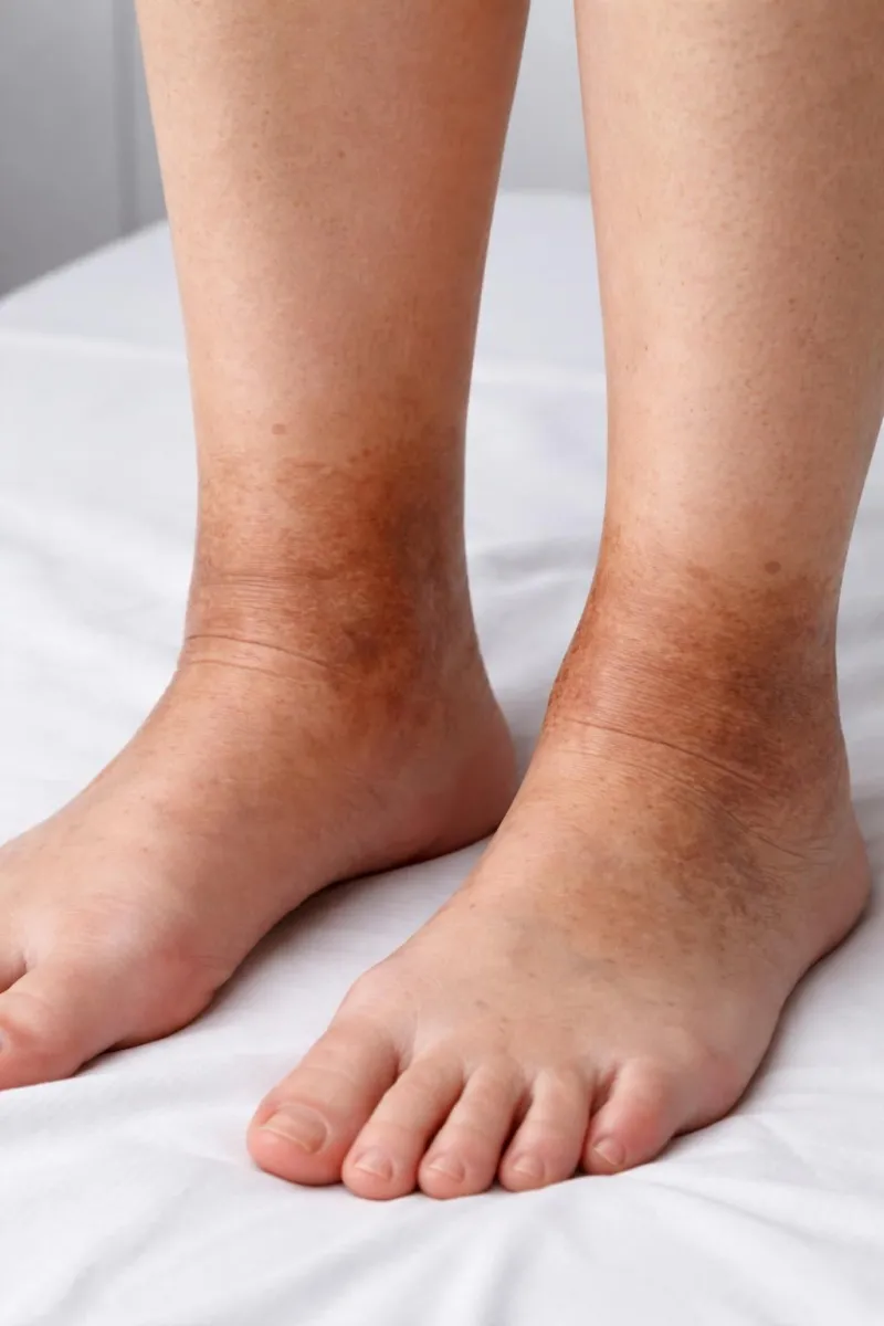 découvrez pourquoi des taches brunes apparaissent sur vos chevilles en cas d'insuffisance veineuse, les causes sous-jacentes et les solutions possibles pour prévenir et traiter ce problème.