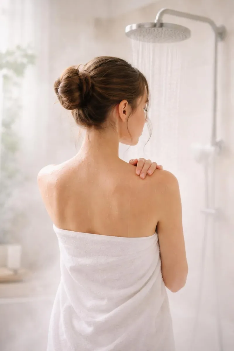 découvrez comment éviter les rougeurs après la douche en choisissant la bonne température, en limitant les frottements et en évitant certains actifs irritants pour protéger votre peau.
