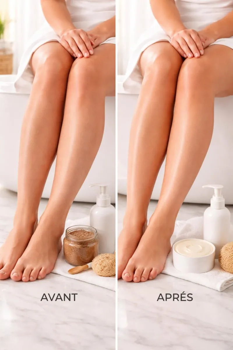découvrez une routine peau lumineuse pour raviver l'éclat de vos jambes ternes grâce à une hydratation optimale et une exfoliation douce, pour une peau douce et éclatante au quotidien.