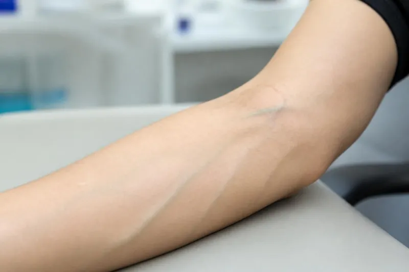 Veine dure au bras après prise de sang ou perfusion : comprendre les causes et les solutions