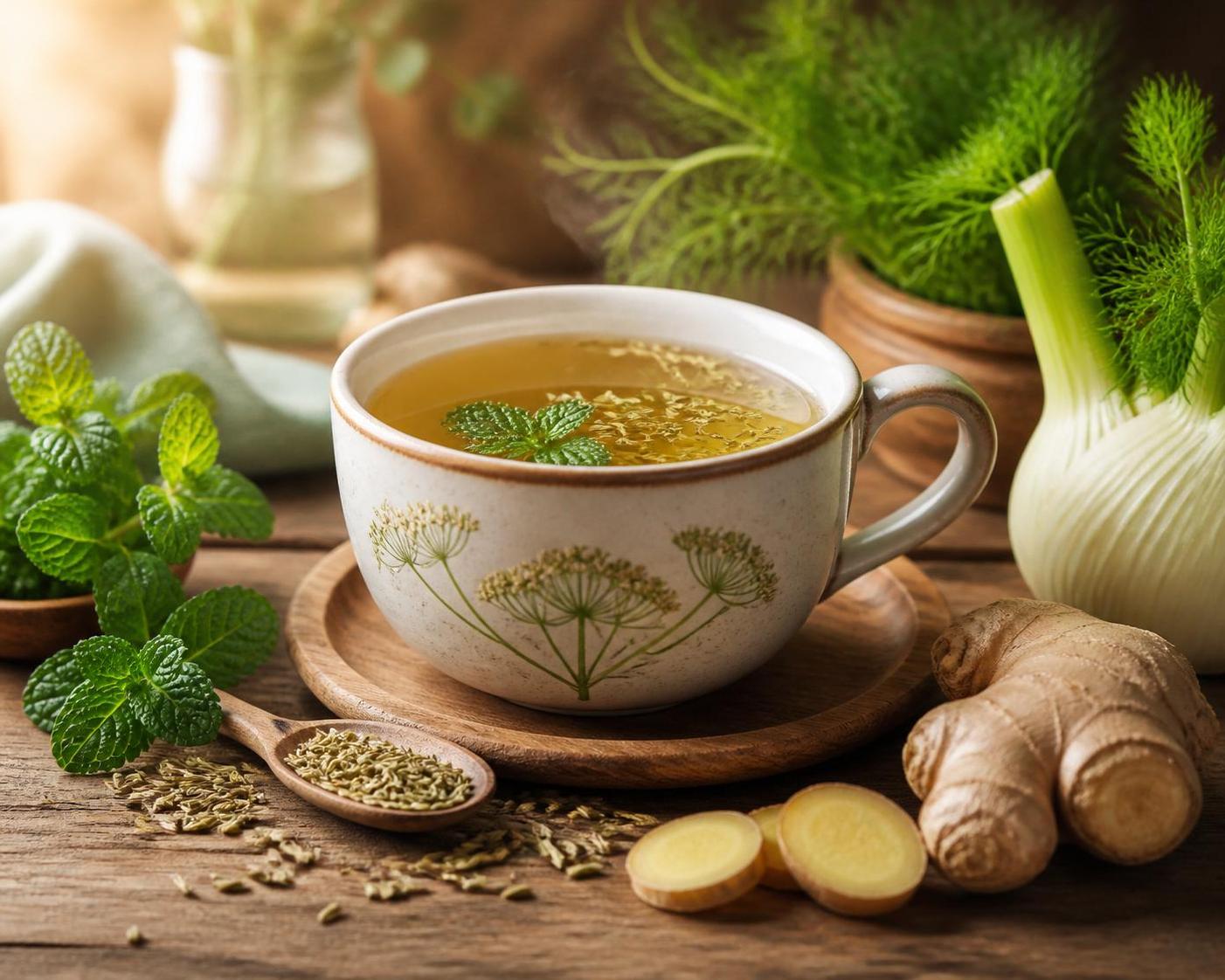 découvrez les bienfaits du fenouil, de la menthe poivrée et du gingembre pour améliorer votre confort digestif et favoriser un bien-être global en soulageant la sensation de lourdeur.