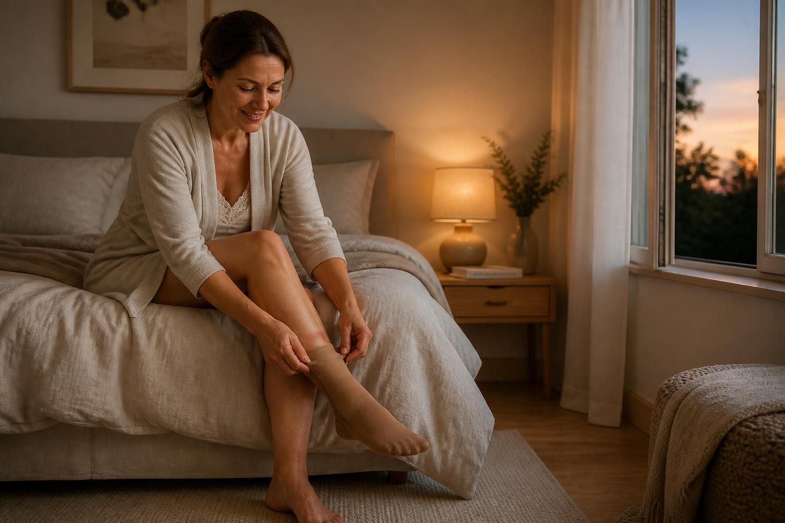 Quand enlever ses bas de contention le soir pour un confort optimal